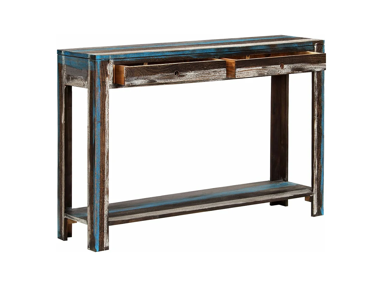 Vintage massief houten consoletafel 118 x 30 x 80 cm