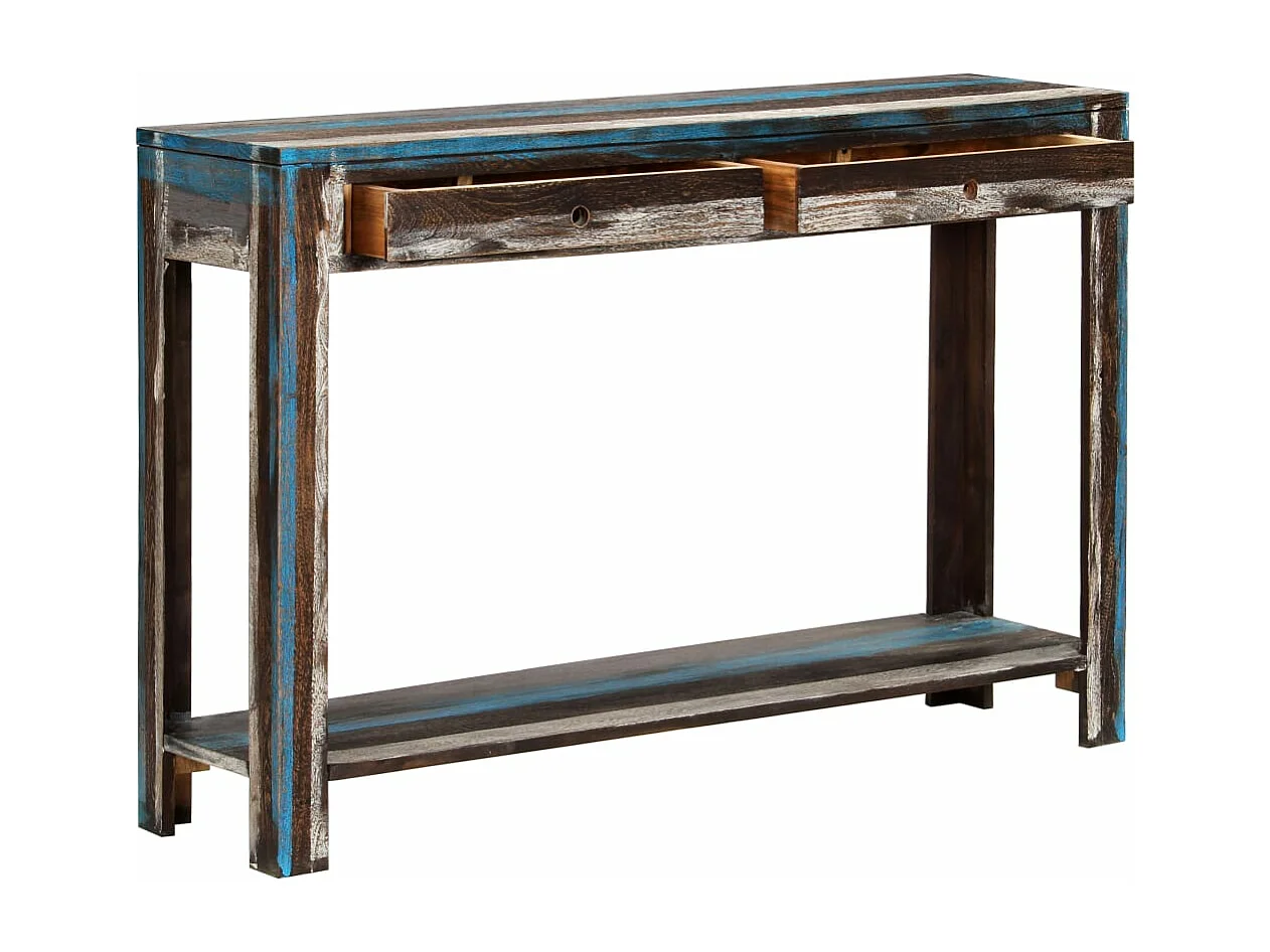 Vintage massief houten consoletafel 118 x 30 x 80 cm