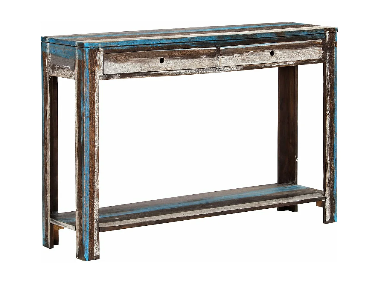 Vintage massief houten consoletafel 118 x 30 x 80 cm