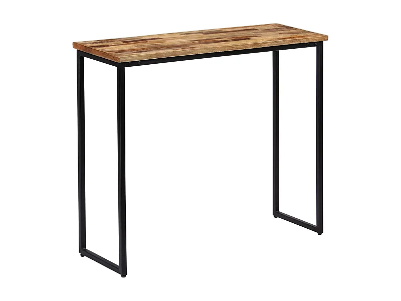 Consolle in massello di teak riciclato 90 x 30 x 76 cm