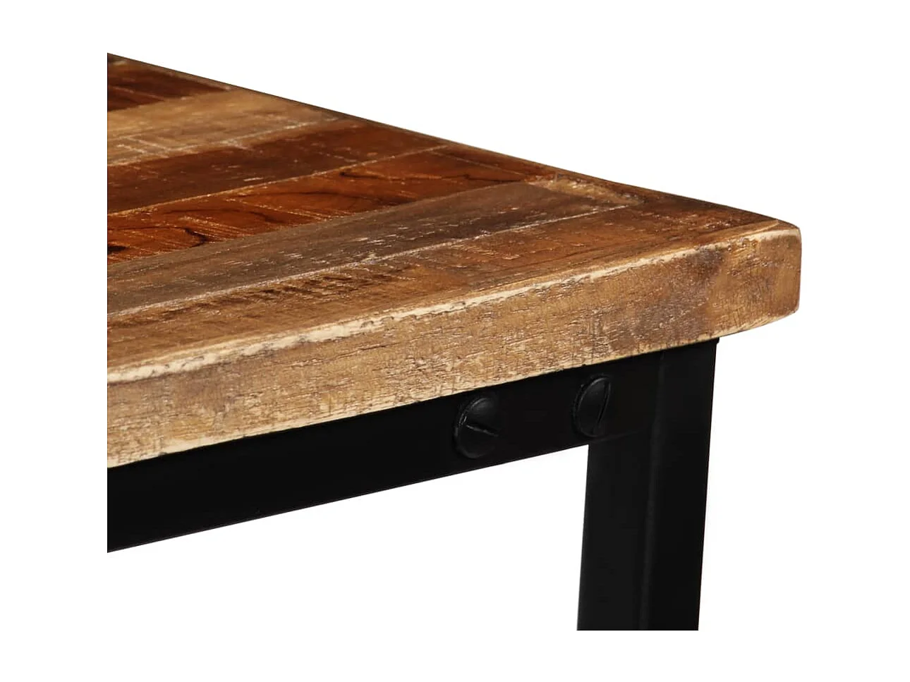 Mesa consolas de teca maciça reciclada 90 x 30 x 76 cm