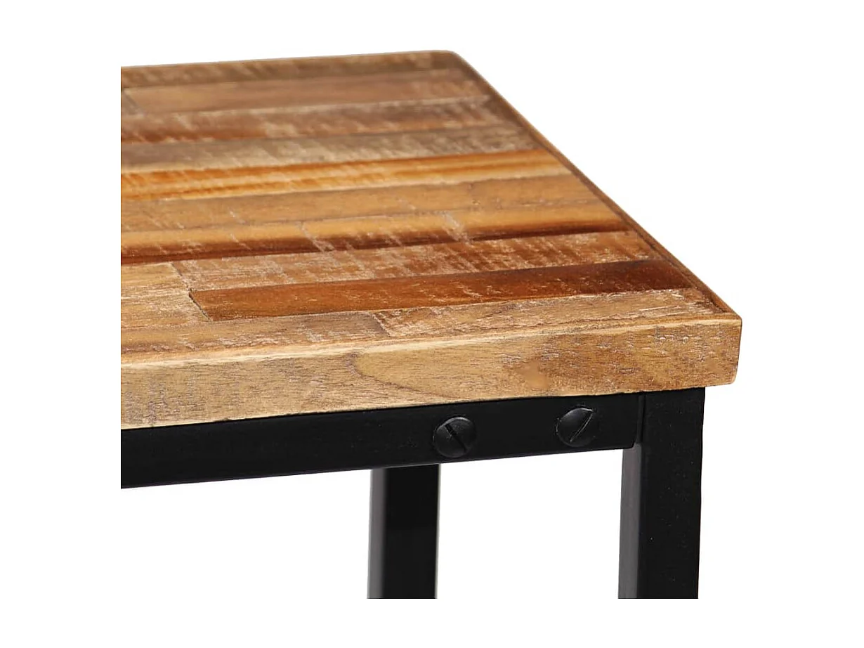 Mesa consolas de teca maciça reciclada 90 x 30 x 76 cm