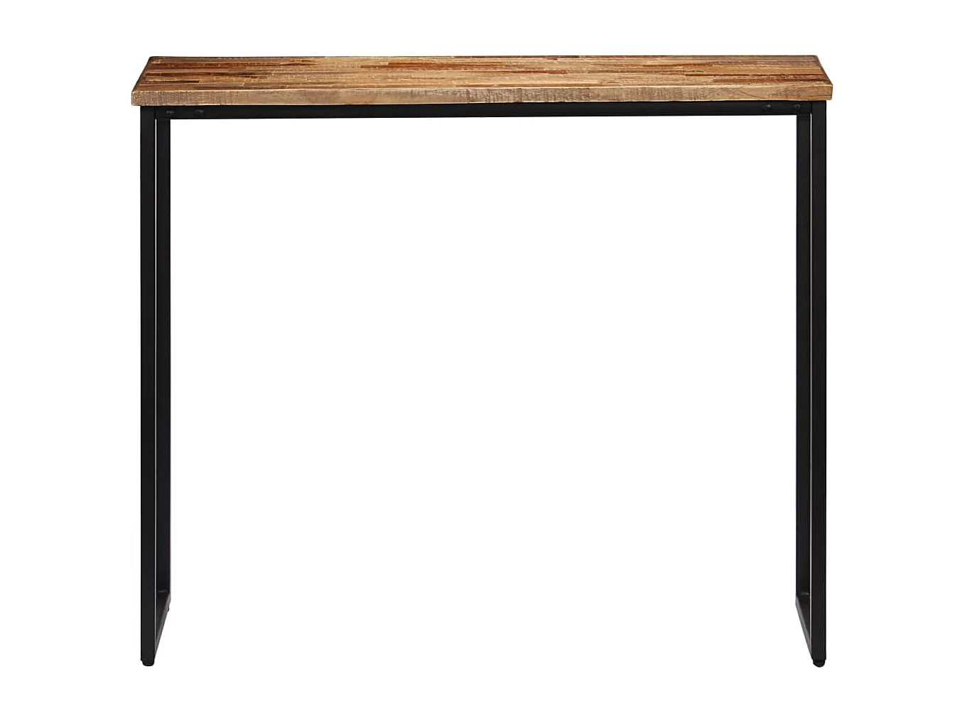 Consoletafel van massief gerecycled teakhout 90 x 30 x 76 cm