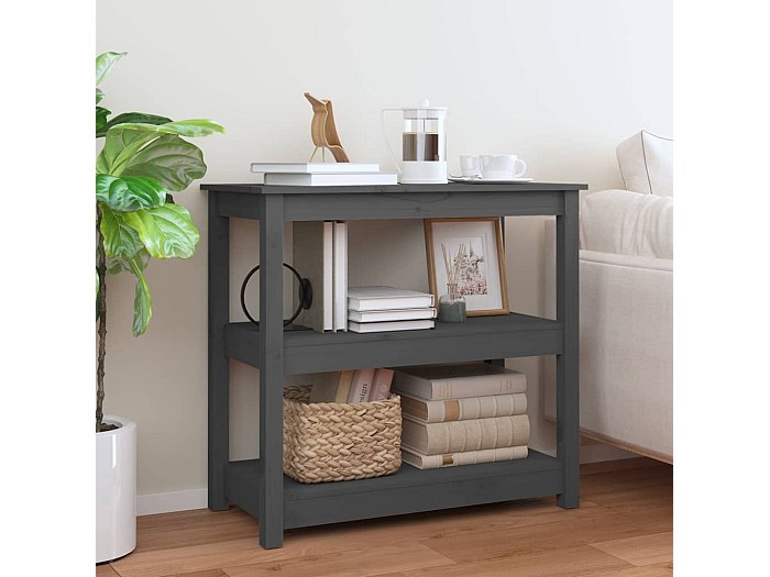 90 X 56 X 56 Cm, 3 Ripiani, Stabile Scaffale Angolare In Legno Non Trattato, Scaffale In Legno Naturale Per Ufficio, Libreria, Cucina, Cantina - Foto 2