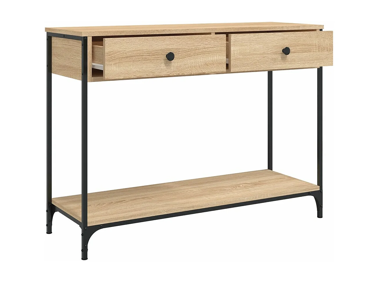 Consolle in rovere Sonoma 100x34,5x75 cm in derivati del legno