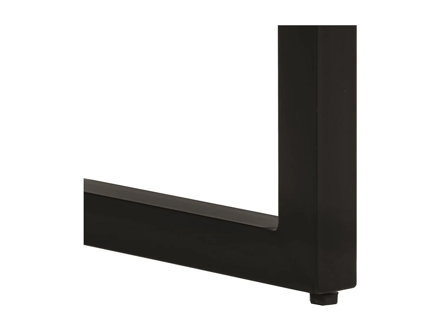 Mesa consola 110x35x76 cm madeira de mangueira maciça crua