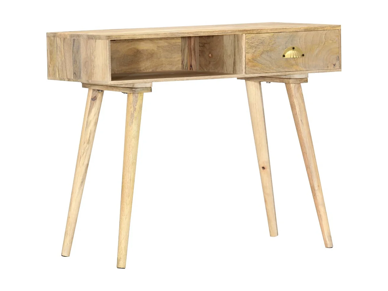 Table console 90x45x75 cm bois de manguier massif