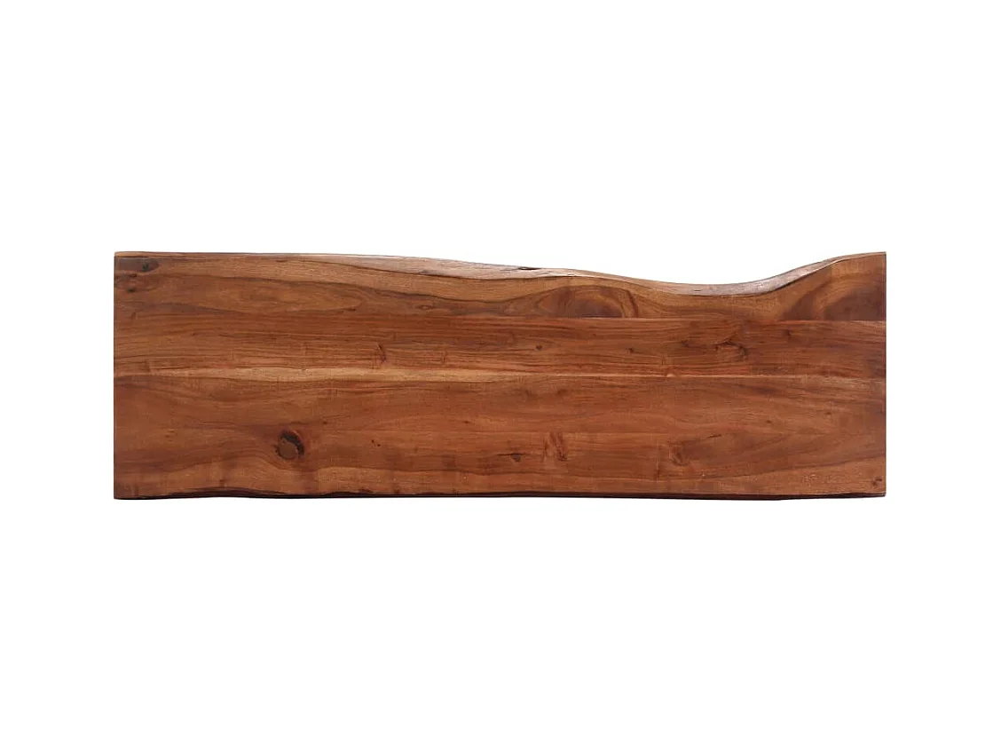 Consolle 115 x 35 x 76 cm Legno massello di acacia e ferro