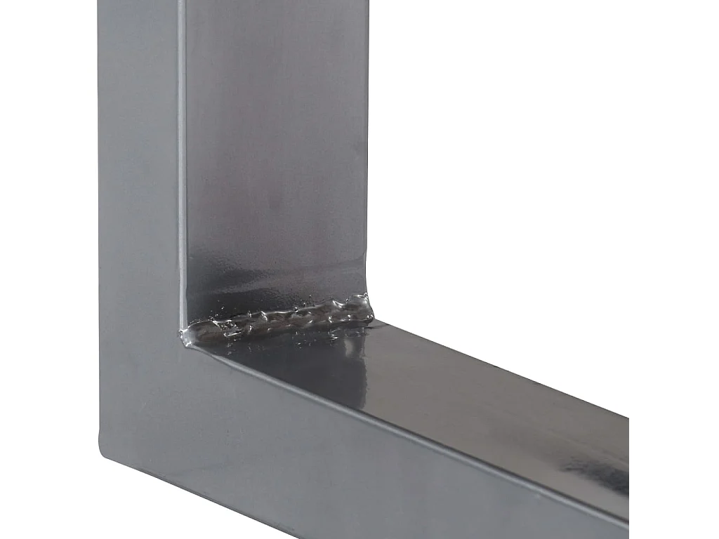 Table console 115 x 35 x 76 cm Bois d'acacia massif et fer