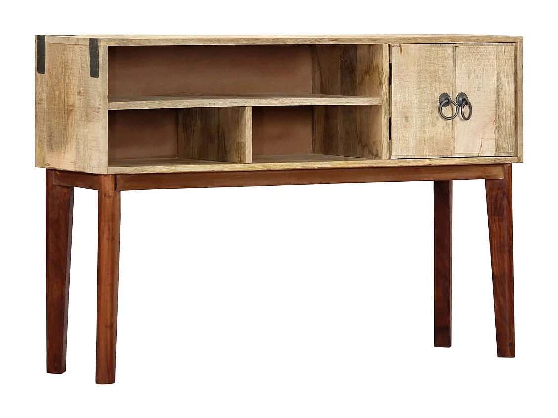 Mesa consola 115x30x76 cm Madera maciza de mango en bruto