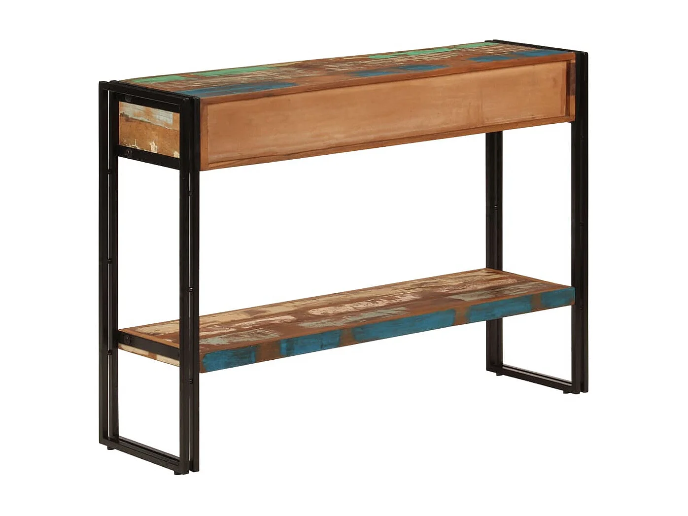 Table console 110x30x76 cm Bois massif de récupération