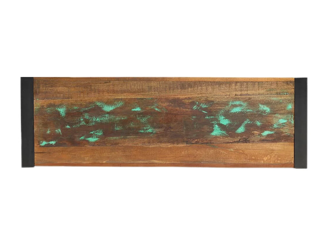 Mesa consola 110x35x76 cm Madera maciza recuperada