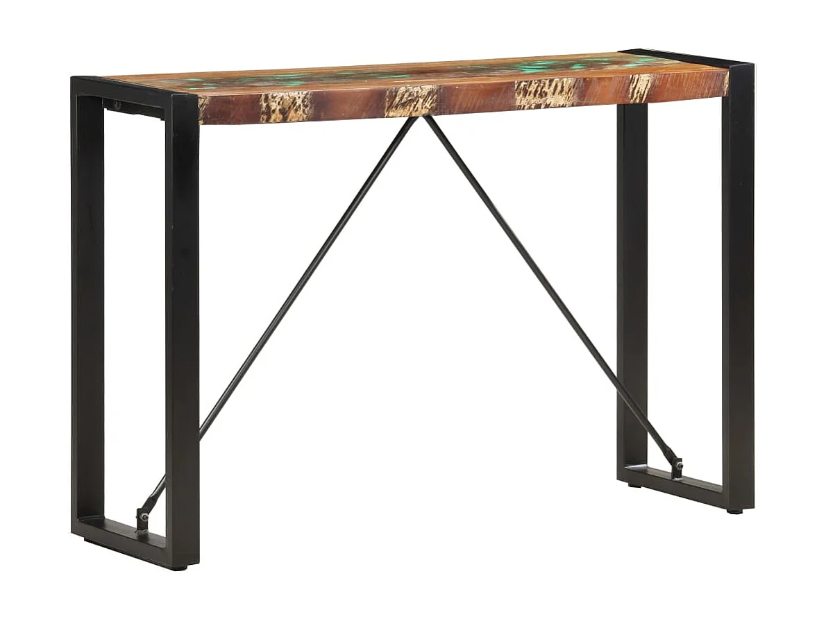 Table console 110x35x76 cm Bois de récupération massif