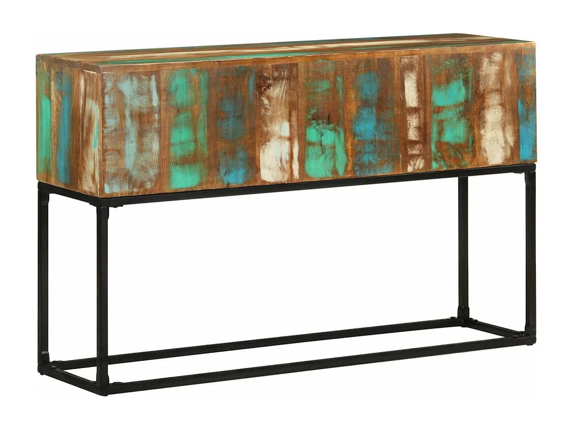 Table console 120x30x75 cm Bois de récupération massif