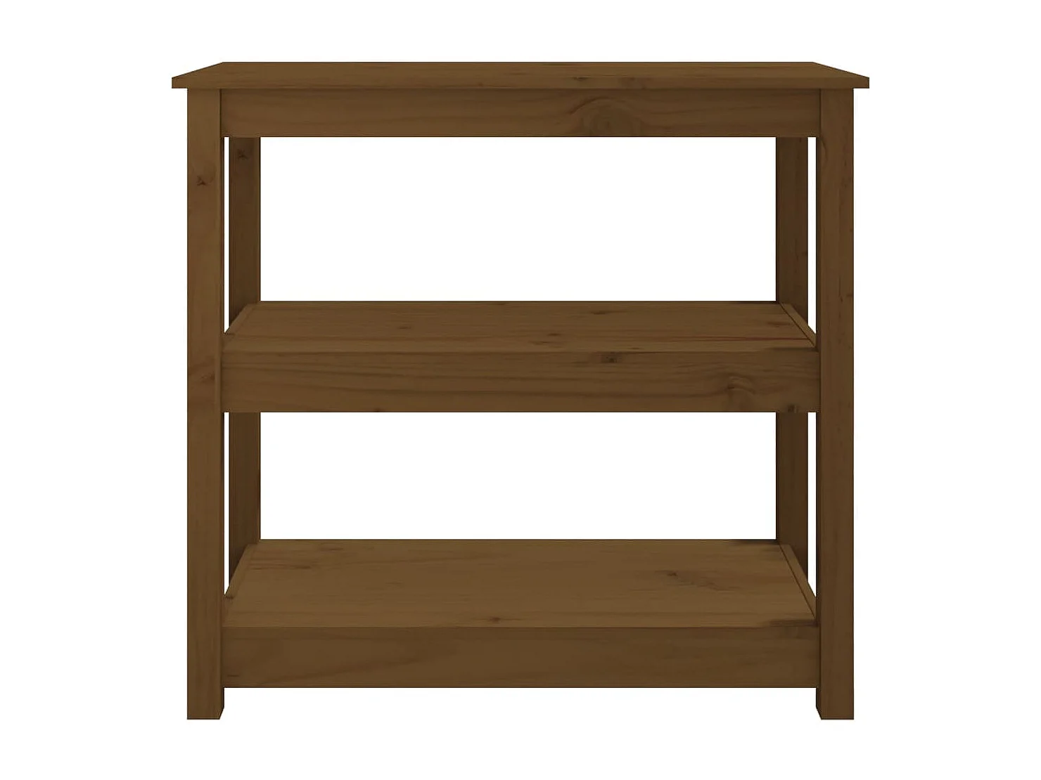 Consoletafel Honingbruin 80x40x74 cm Massief grenenhout