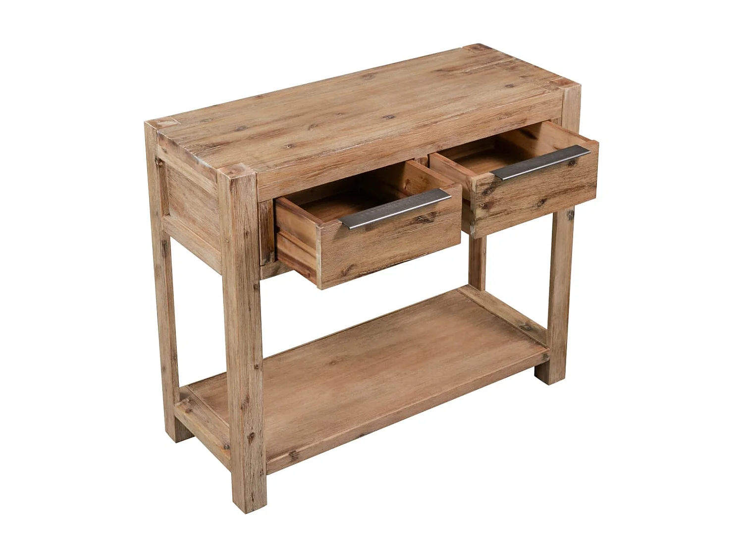 Consolle 82x33x73 cm Legno massello di acacia