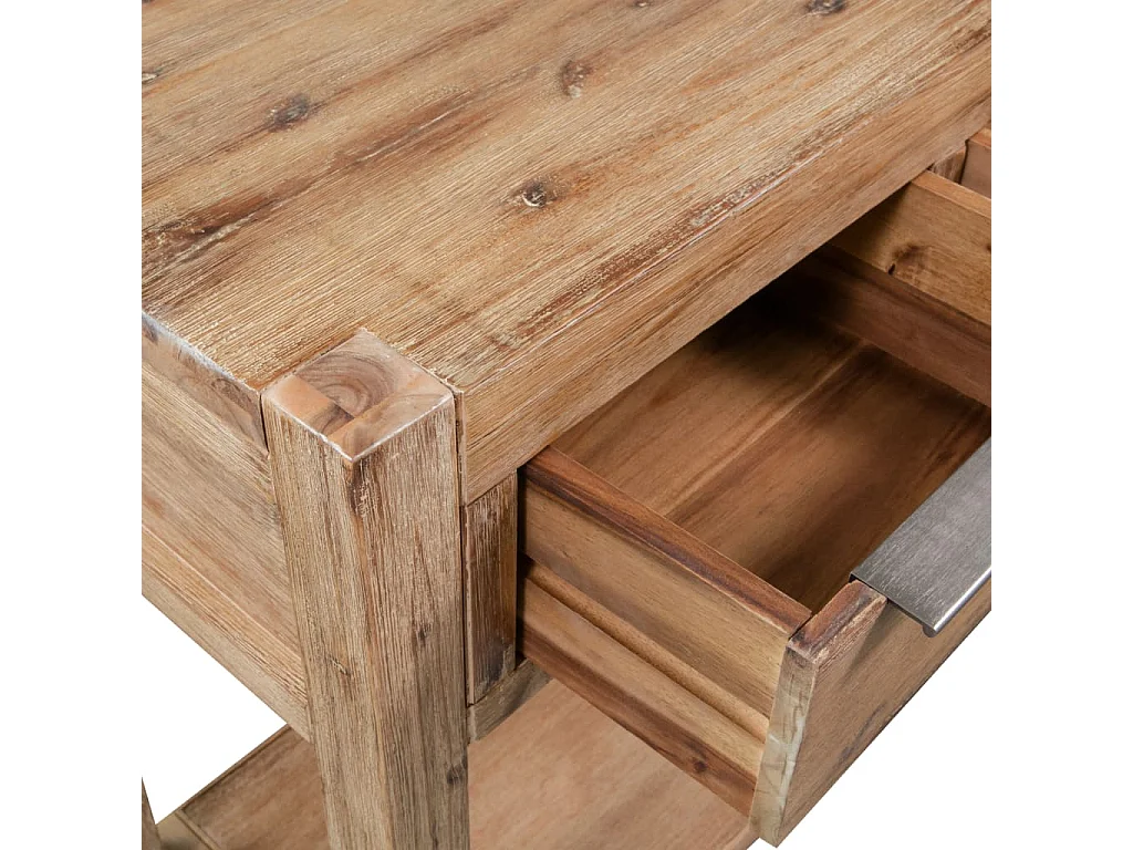 Consolle 82x33x73 cm Legno massello di acacia