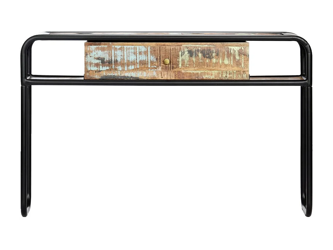 Consoletafel 118 x 30 x 75 cm Massief hergebruikt hout