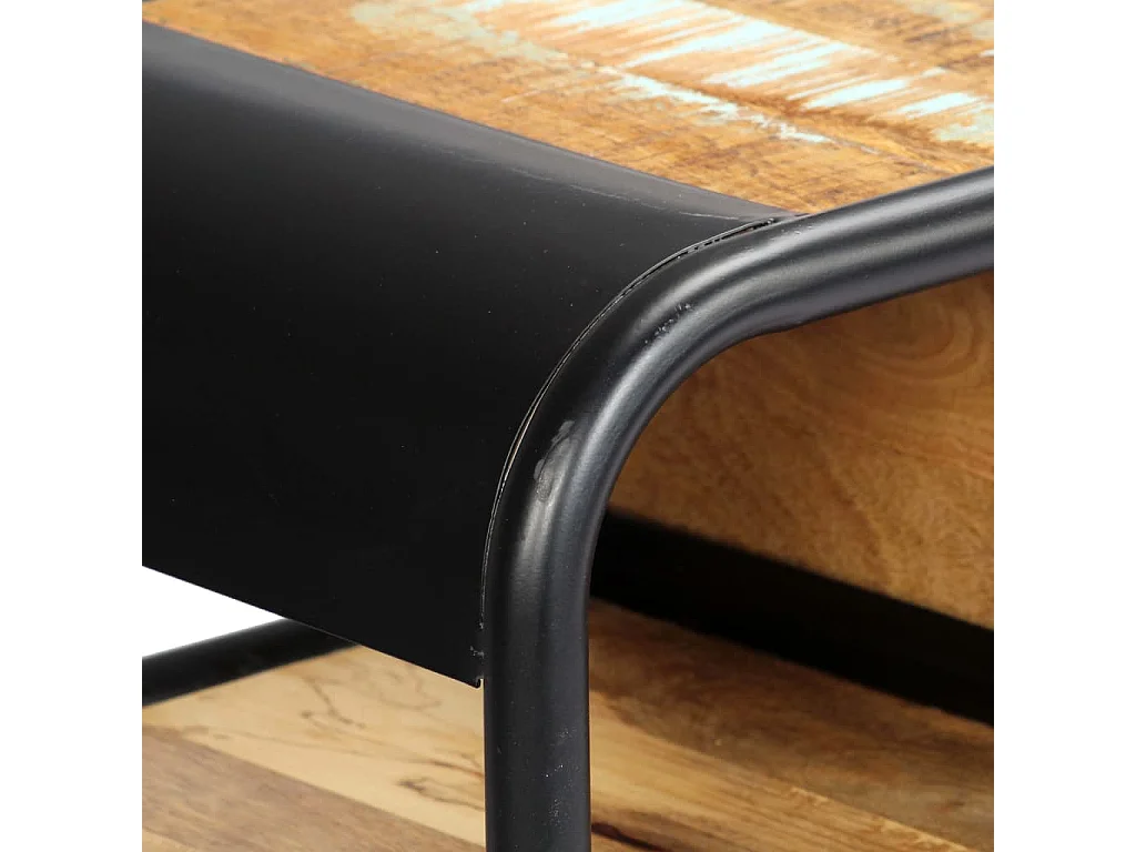 Mesa consola 118 x 30 x 75 cm Madeira recuperada maciça