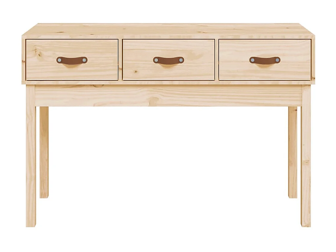 Table console 114x40x75 cm Bois massif de pin