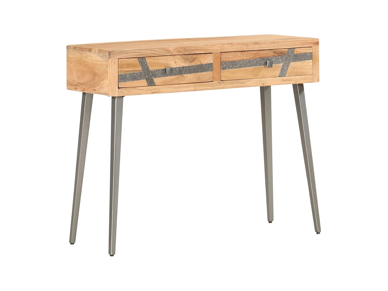 Table console 90 x 30 x 75 cm Bois d'acacia massif