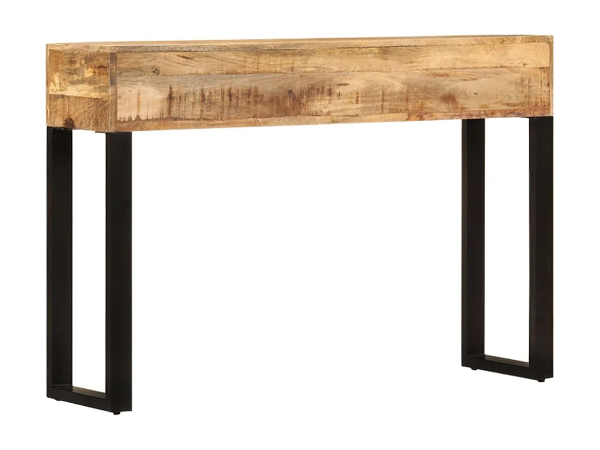 Table console 110 x 30 x 76 cm Bois de manguier massif