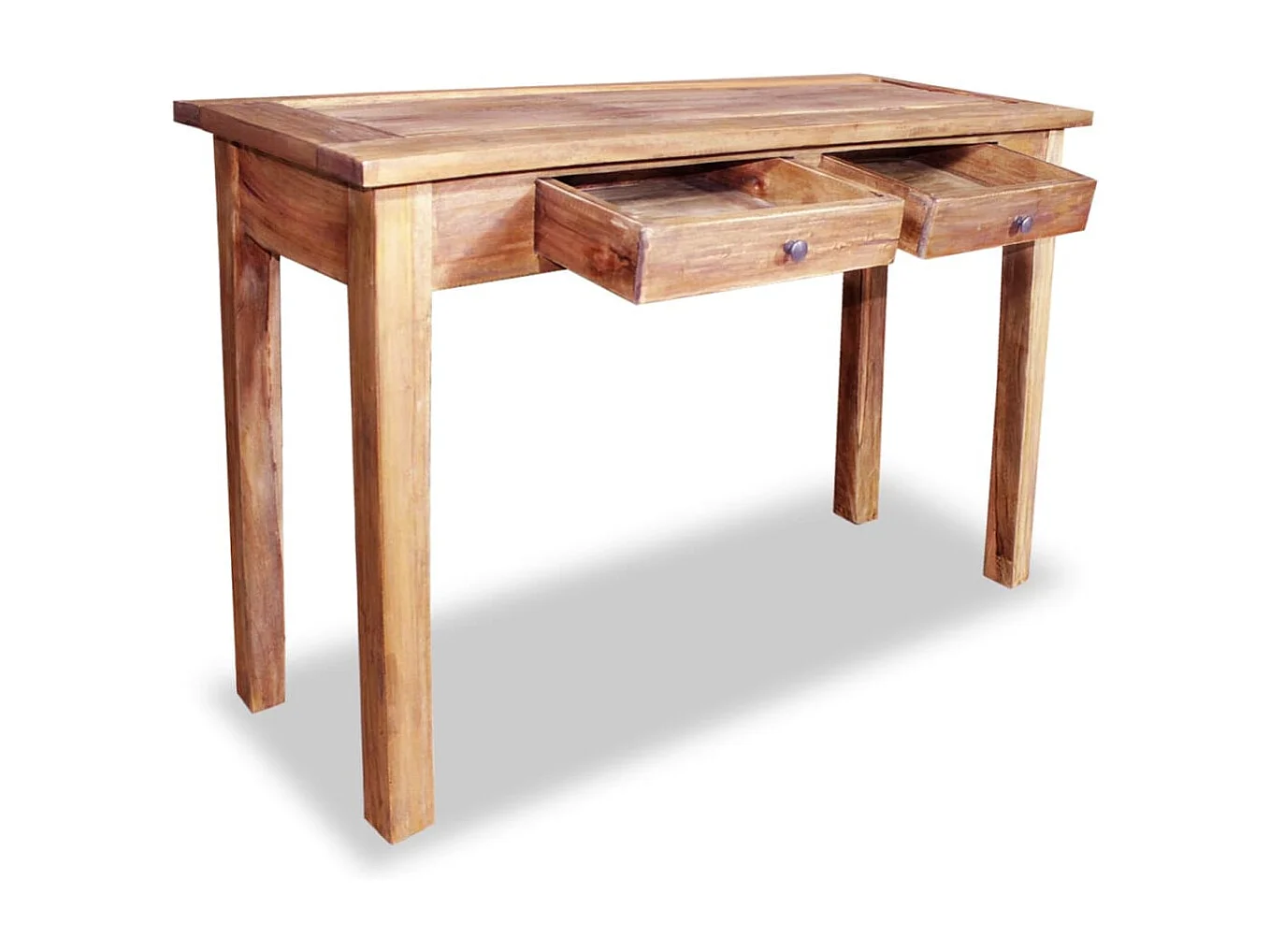 Mesa consola Madera maciza recuperada 123 x 42 x 75 cm