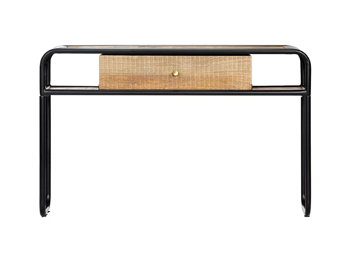 Table console 118 x 30 x 75 cm Bois de manguier massif