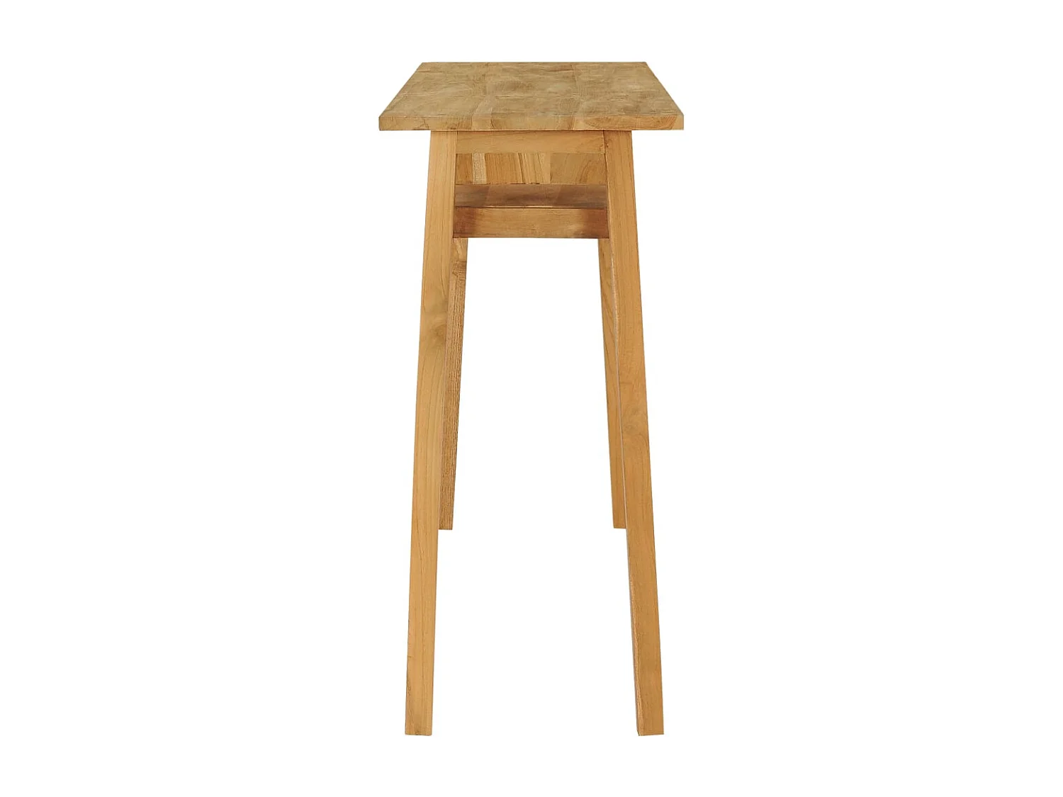 Consoletafel 120x35x75 cm Massief teakhout