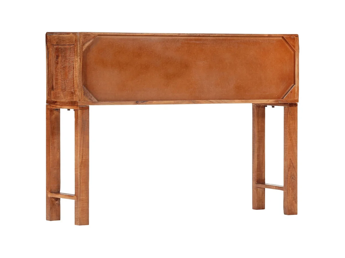 Table console 120x32x80 cm bois massif d'acacia
