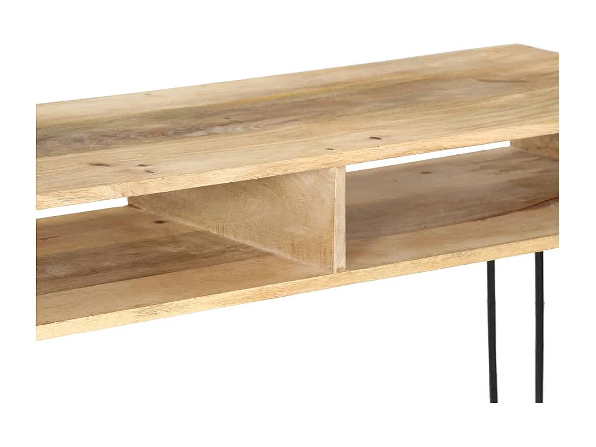Table console Bois de manguier massif 115 x 35 x 76 cm
