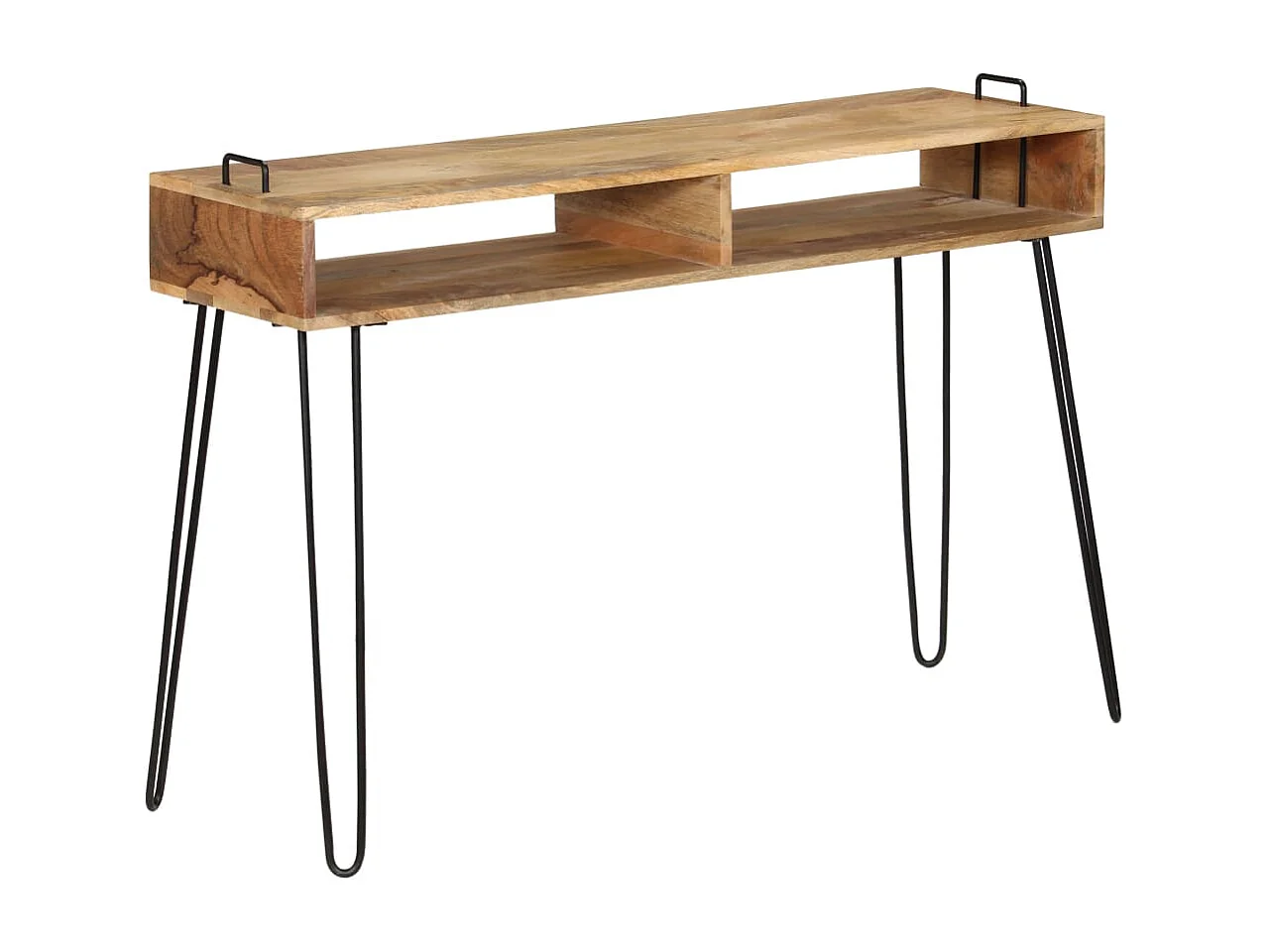 Table console Bois de manguier massif 115 x 35 x 76 cm