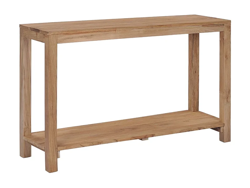 Table console 120 x 35 x 75 cm Bois de teck massif