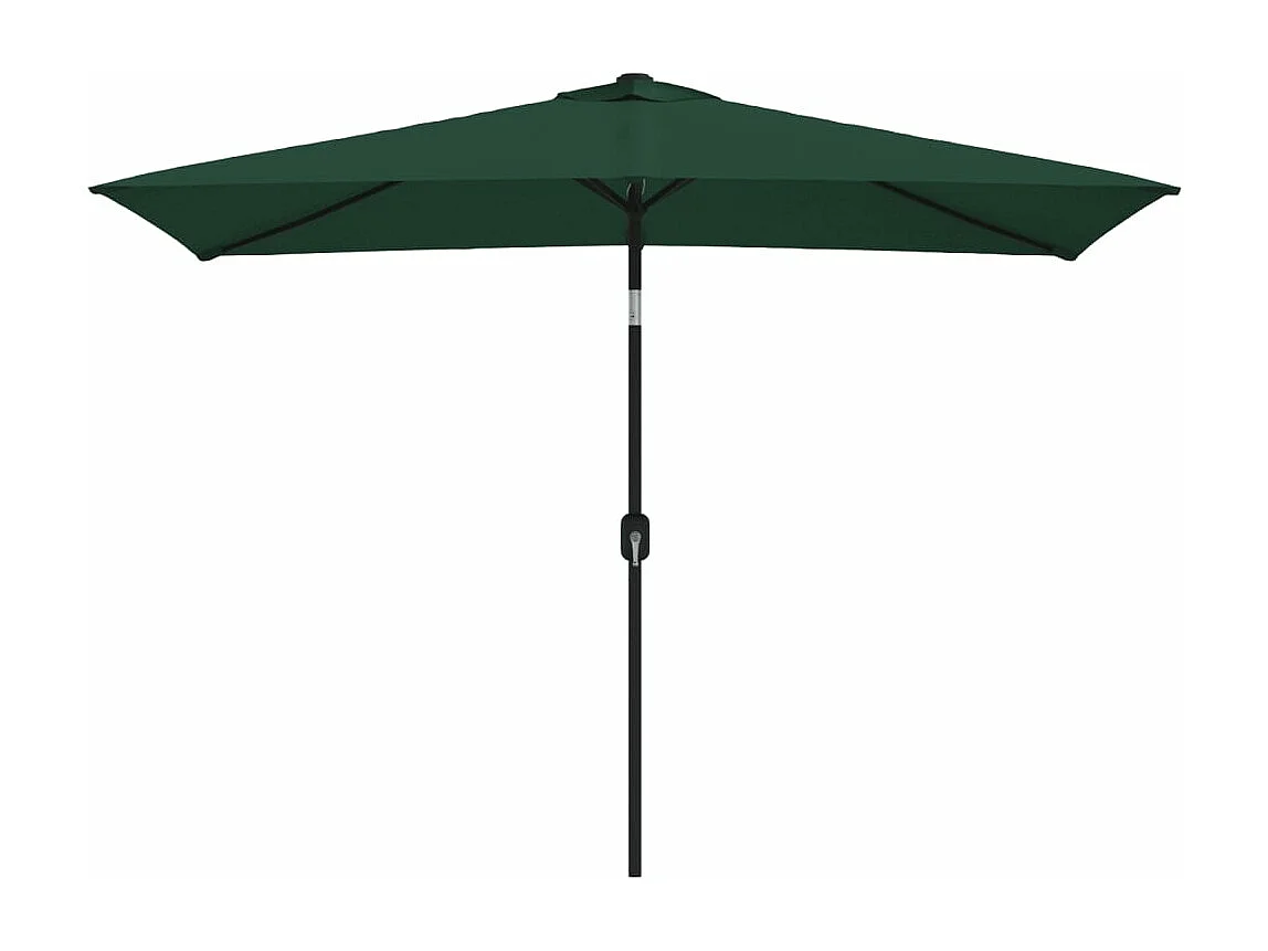 Parasol 200 x 300 cm Vert Rectangulaire