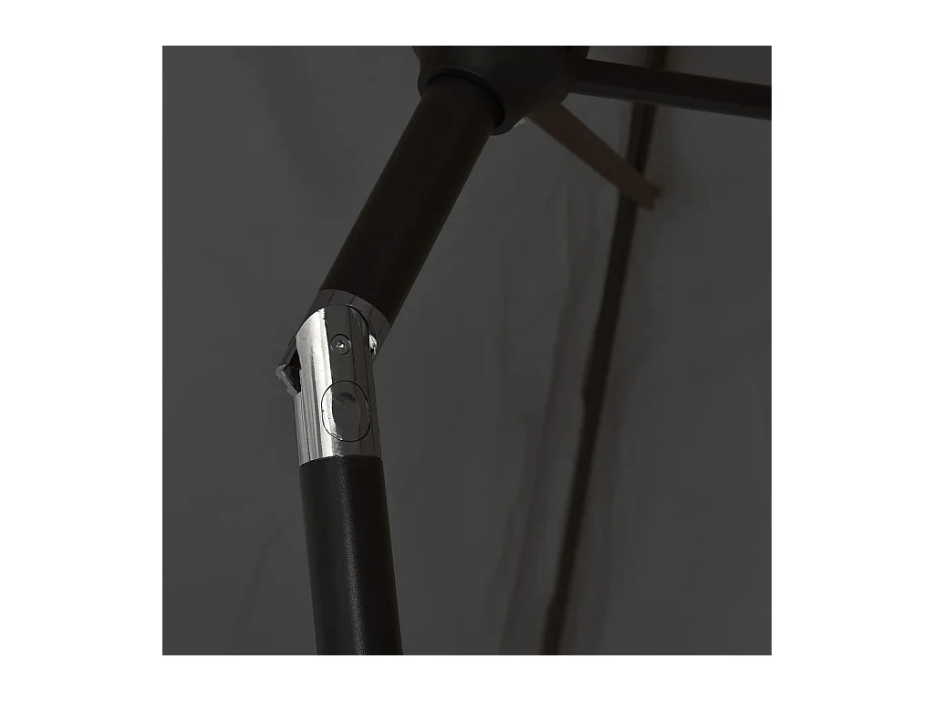Buitenparasol met metalen paal 300 cm Antraciet