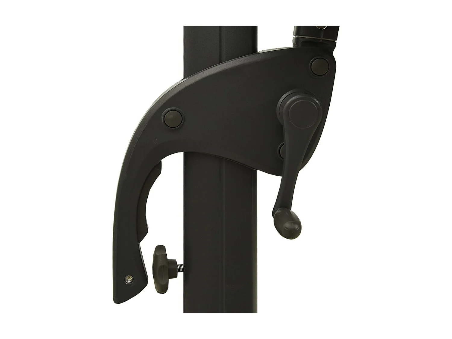 Ombrellone 4 livelli con palo in alluminio Tortora 3x3 m