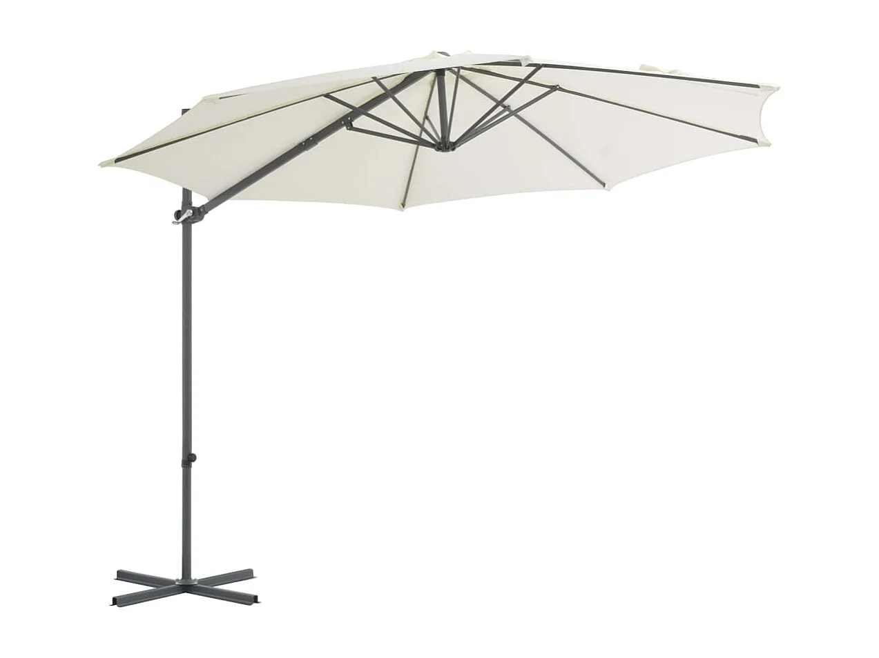 Parasol met draagbare voet Zand