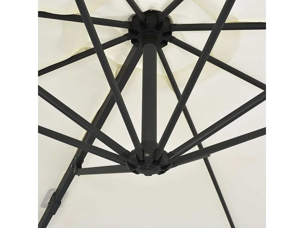 Parasol met draagbare voet Zand