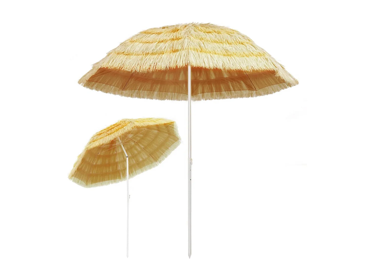 Ombrellone da mare Natural 240 cm stile hawaiano