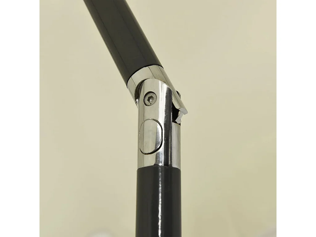 Ombrellone da mare giallo sabbia 200x125 cm