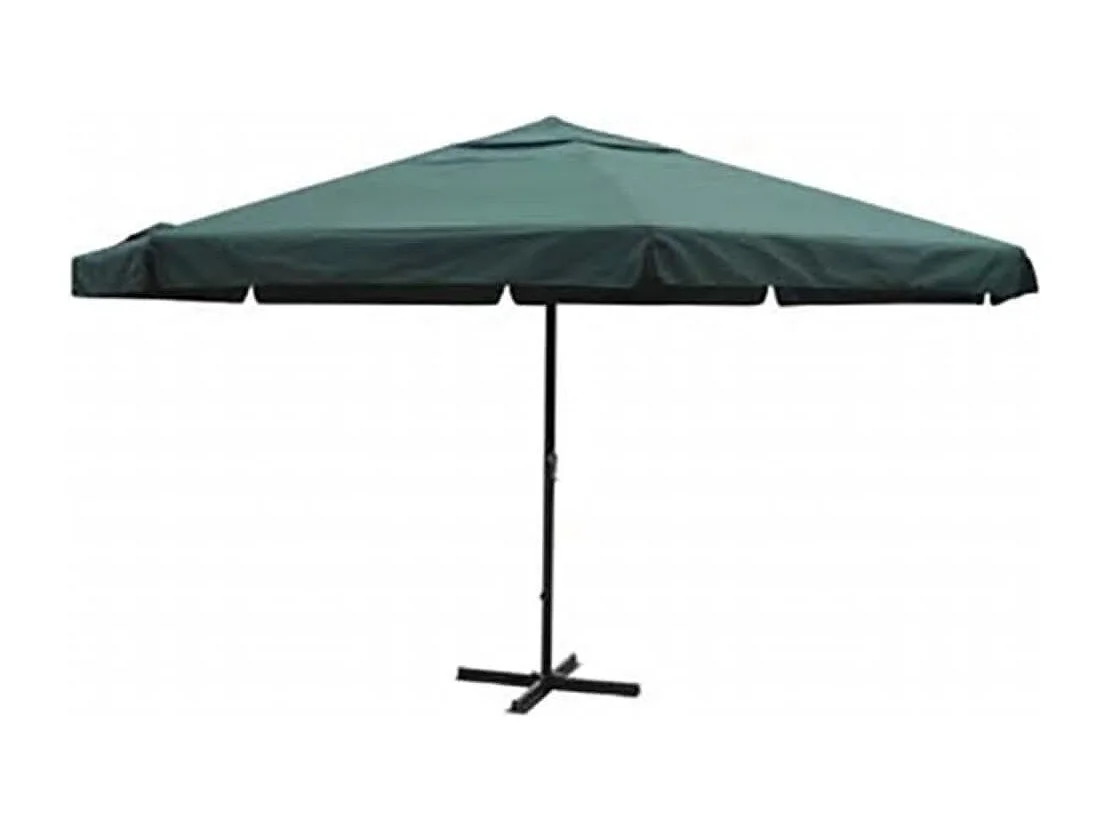 Parasol vert aluminium 500 cm