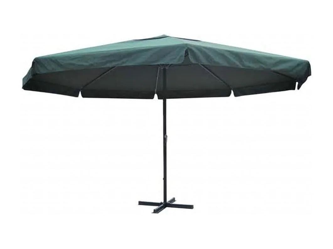 Parasol vert aluminium 500 cm