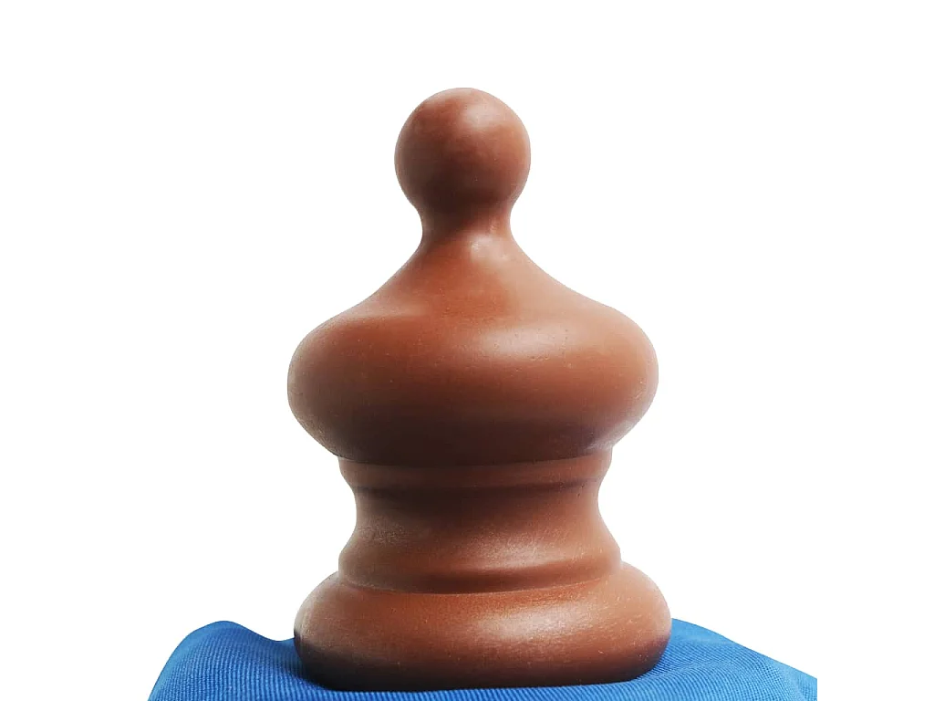 Sonnenschirm für den Außenbereich mit Holzmast 350 cm Blau