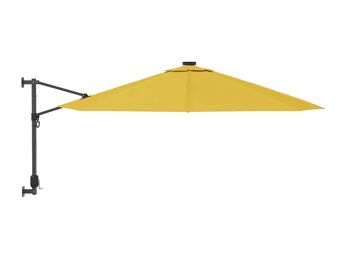 Parasol mural jaune 290 cm