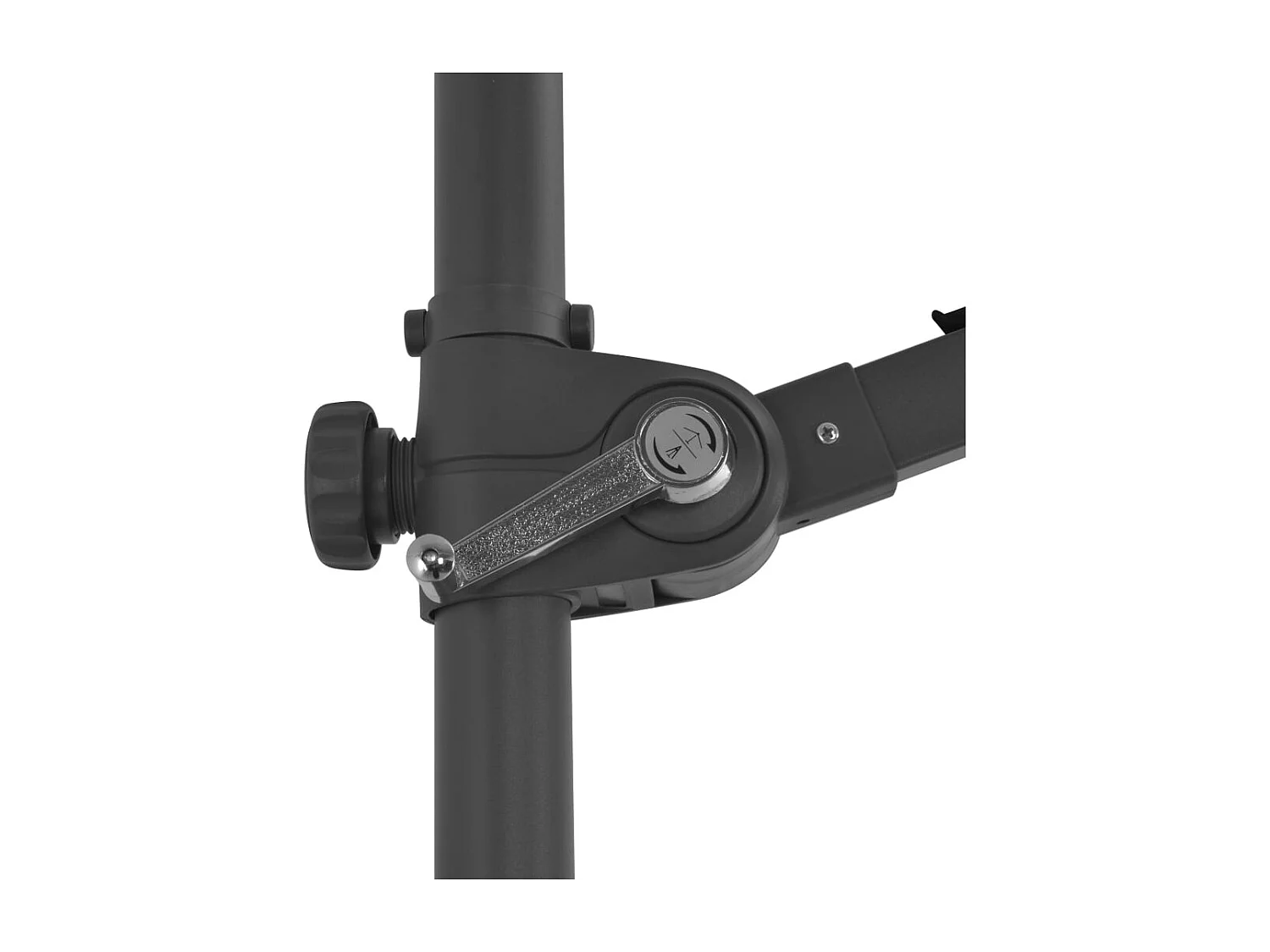 Parasol avec base portable Anthracite