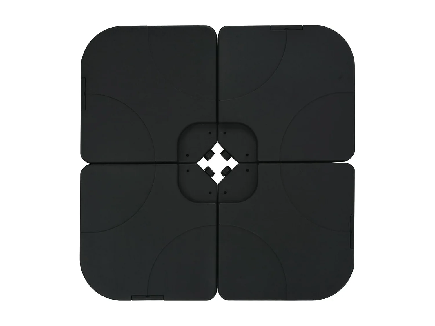 Parasol avec base portable Anthracite