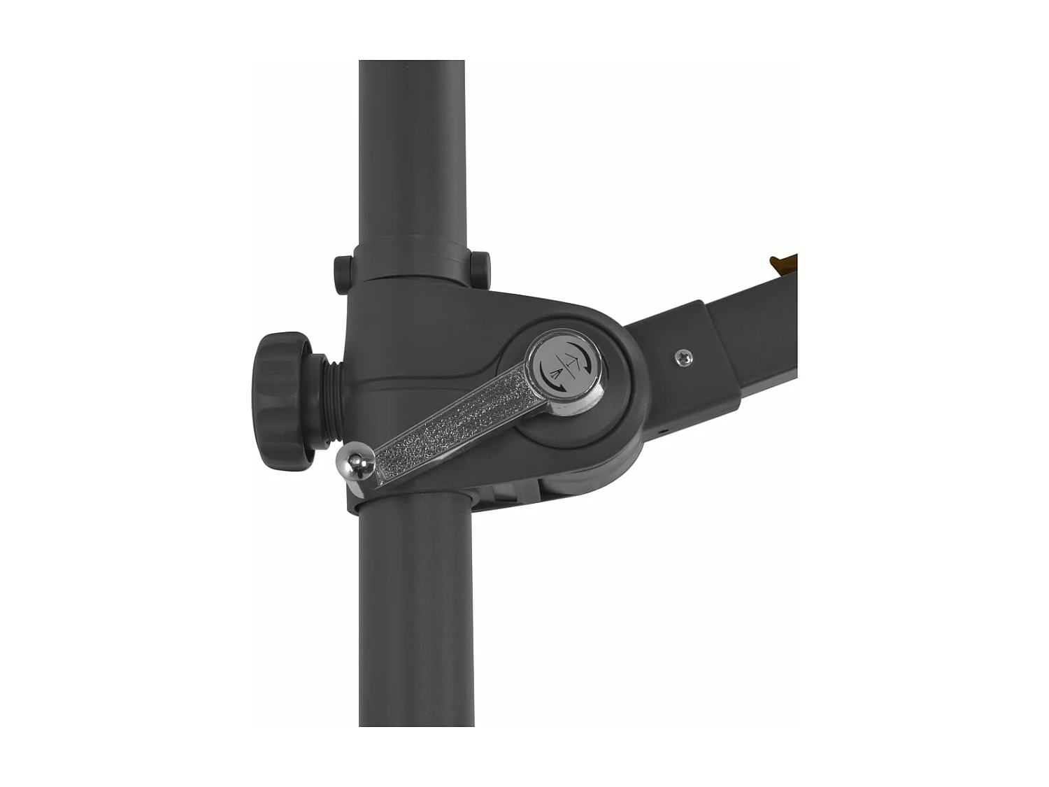 Parasol avec base portable Taupe