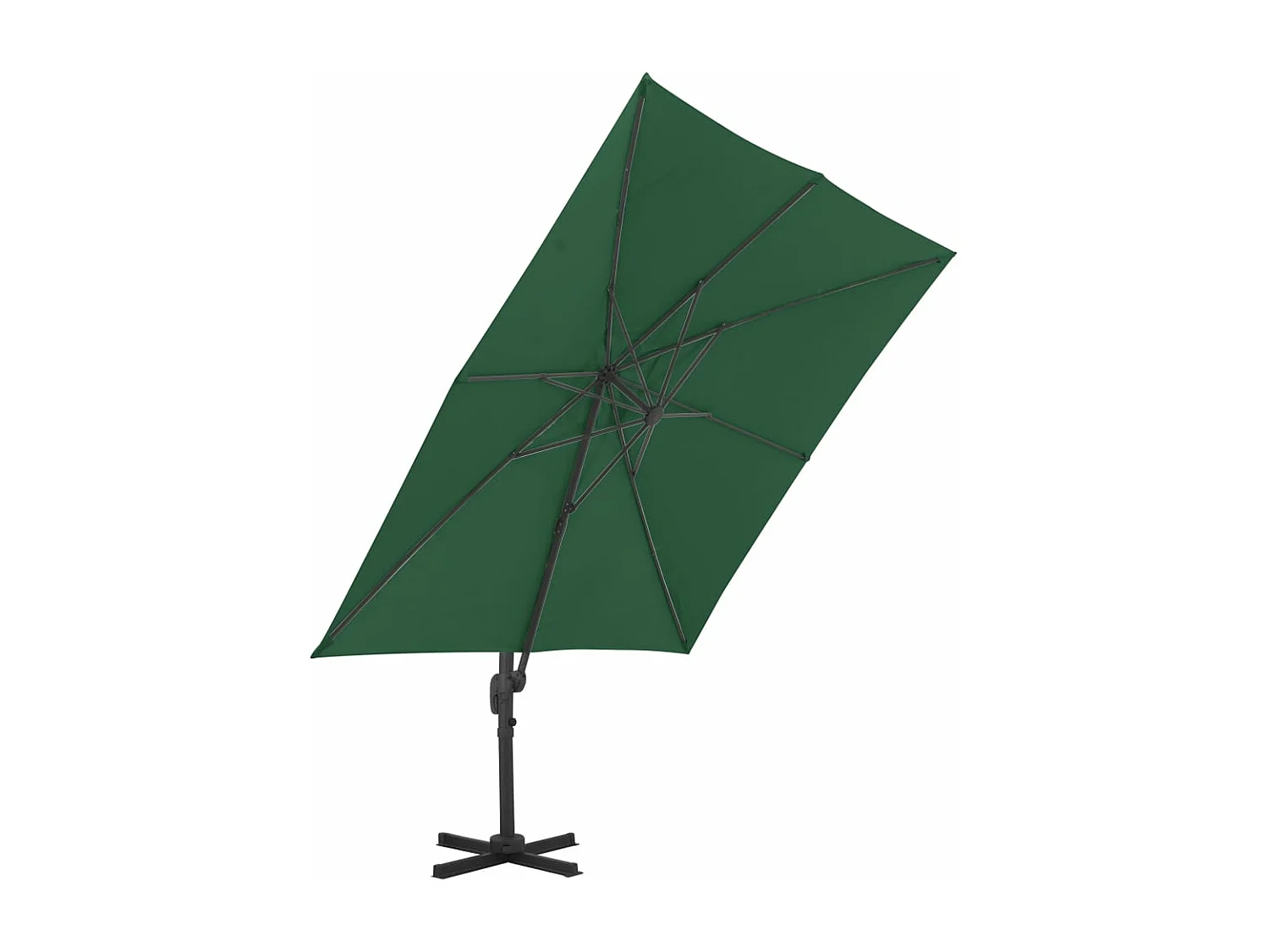 Parasol met draagbare voet Groen