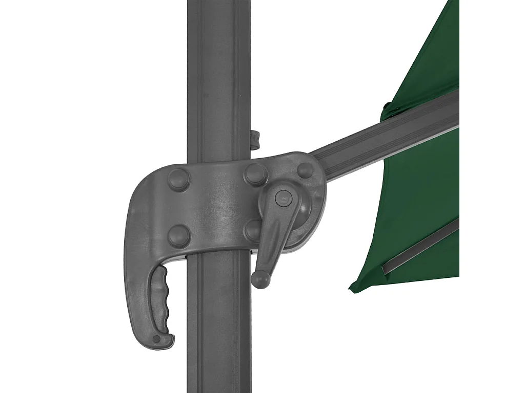 Ombrellone con base portatile Verde