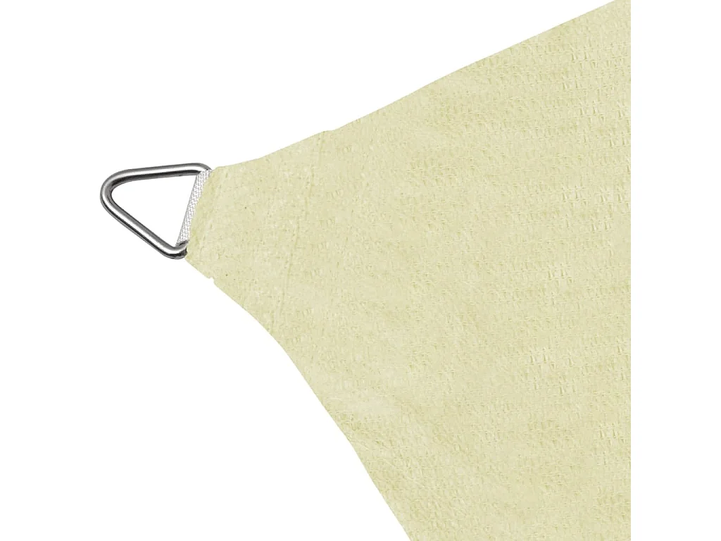 Parasol en PEHD rectangulaire 2x4 m Crème